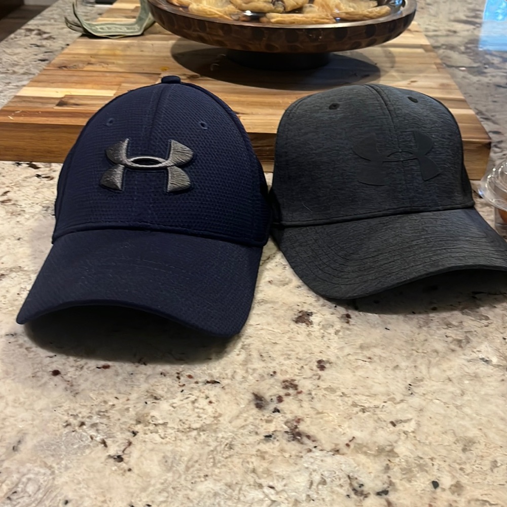 Under Armour 2 ball caps for 13